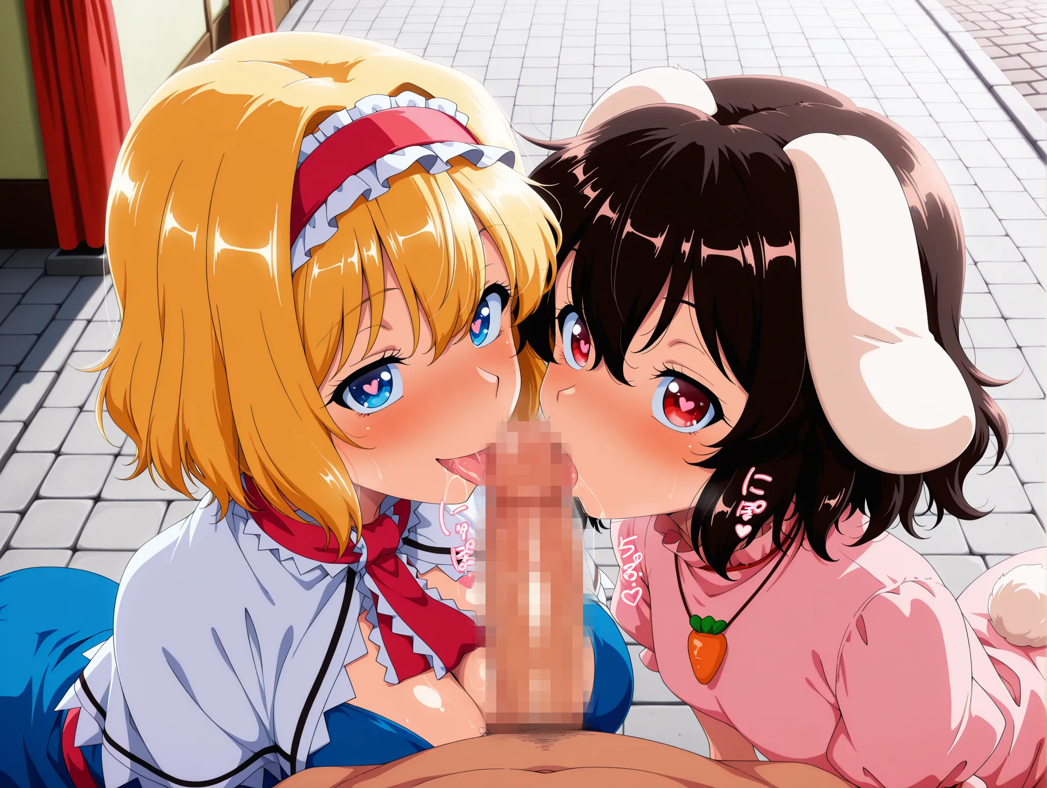 東方Projectに登場する「因幡てゐ」のエロ画像50枚_part1