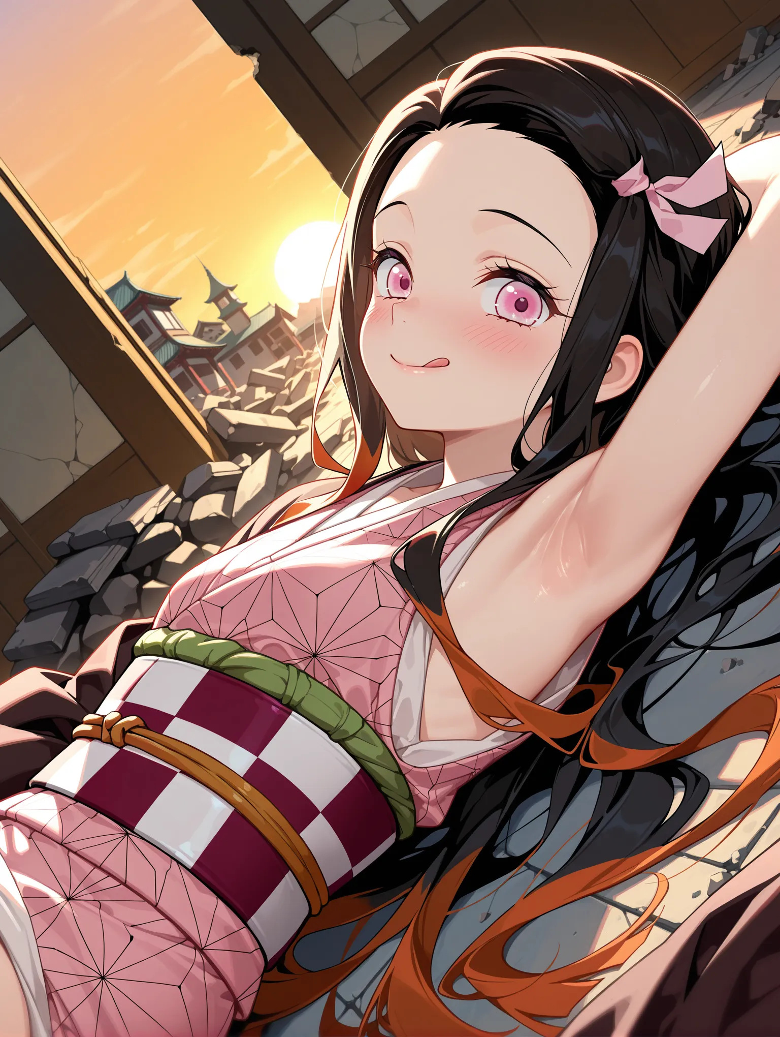 セクシーで可愛い「竈門禰豆子」のエロ画像_part34の6枚目の画像です。