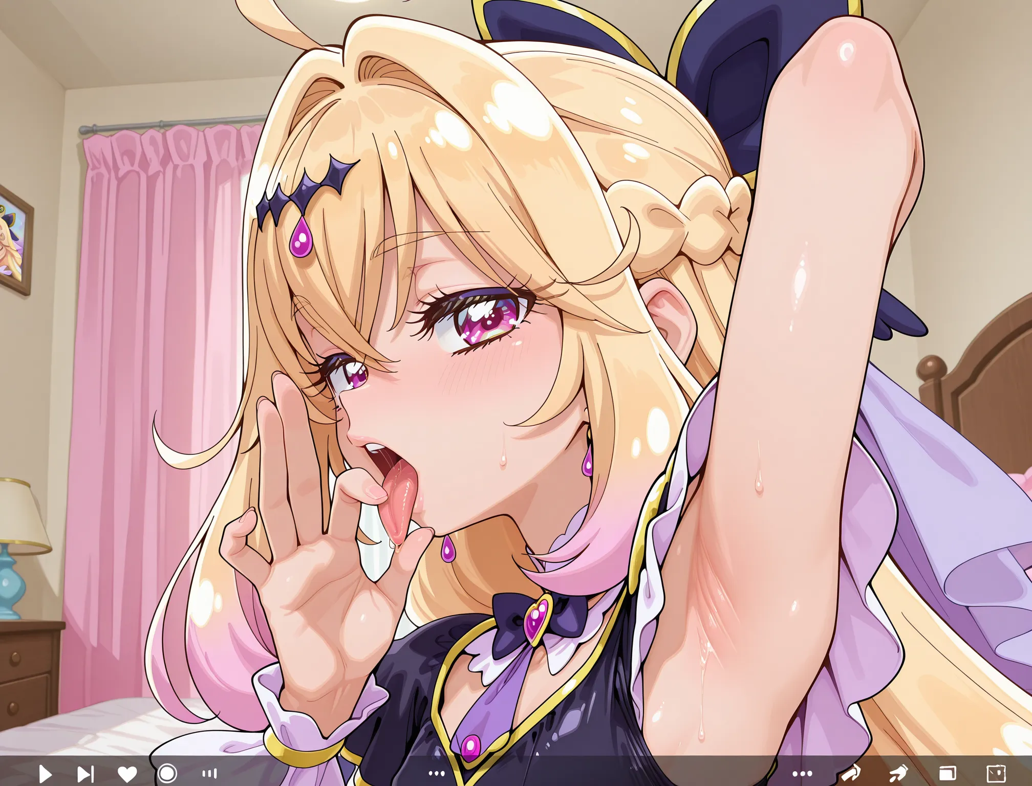 セクシーで可愛い「キュアアルカナ・シャドウ／森亜るるか」のエロ画像_part6の4枚目の画像です。
