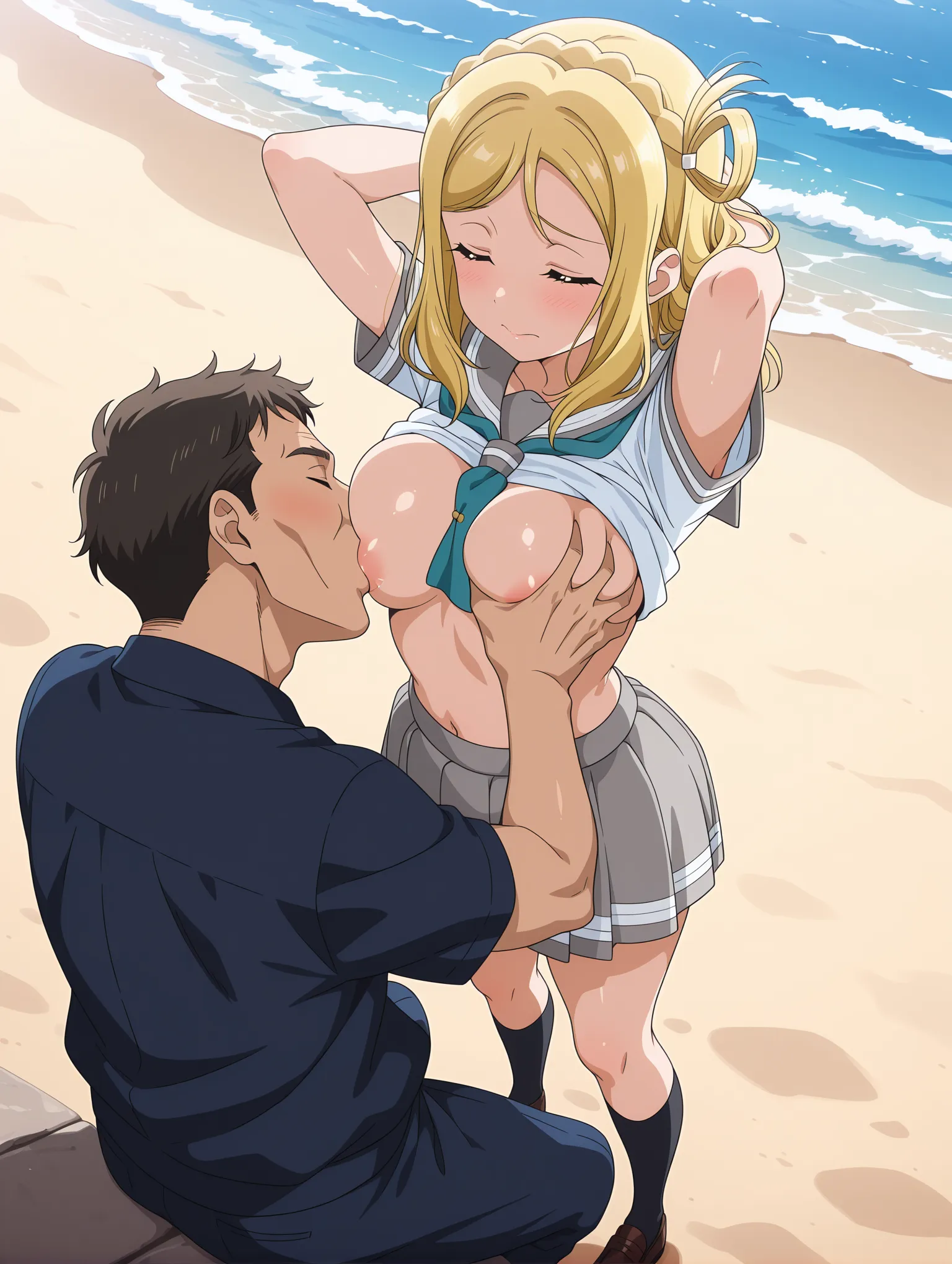 セクシーで可愛い「小原鞠莉」のエロ画像_part1の1枚目の画像です。