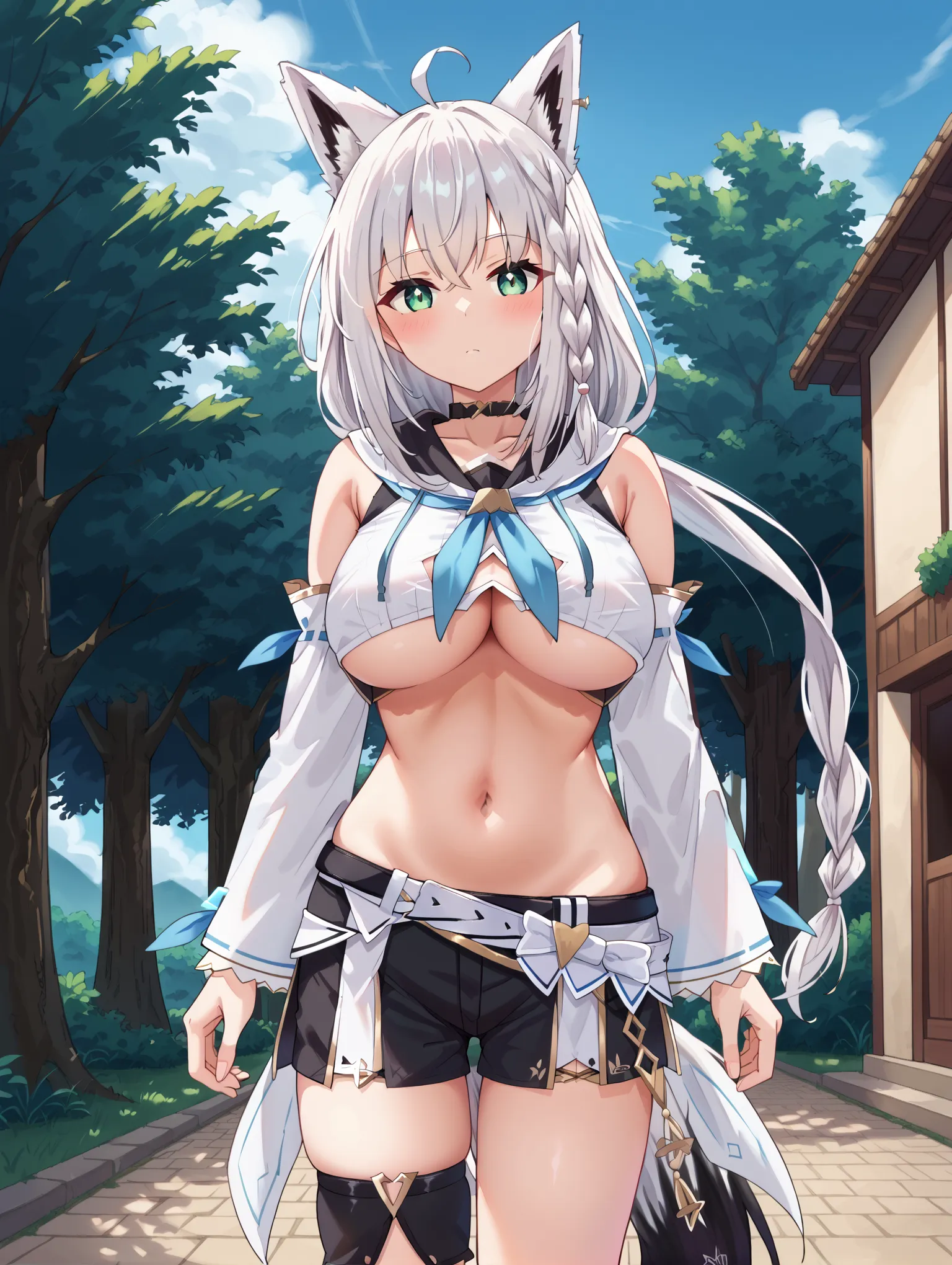 セクシーで可愛い「白上フブキ」のエロ画像_part7の8枚目の画像です。