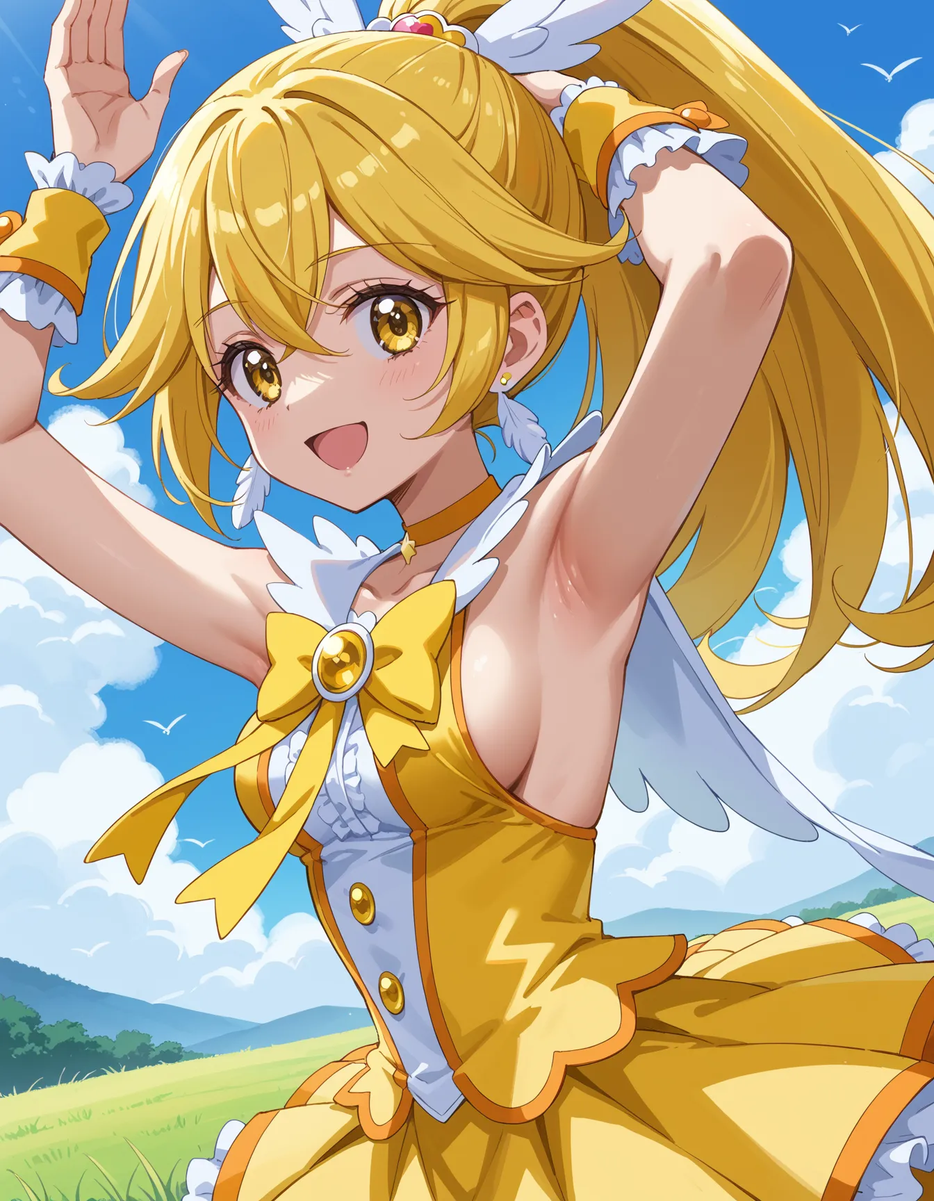 セクシーで可愛い「黄瀬やよい／キュアピース」のエロ画像_part8の2枚目の画像です。