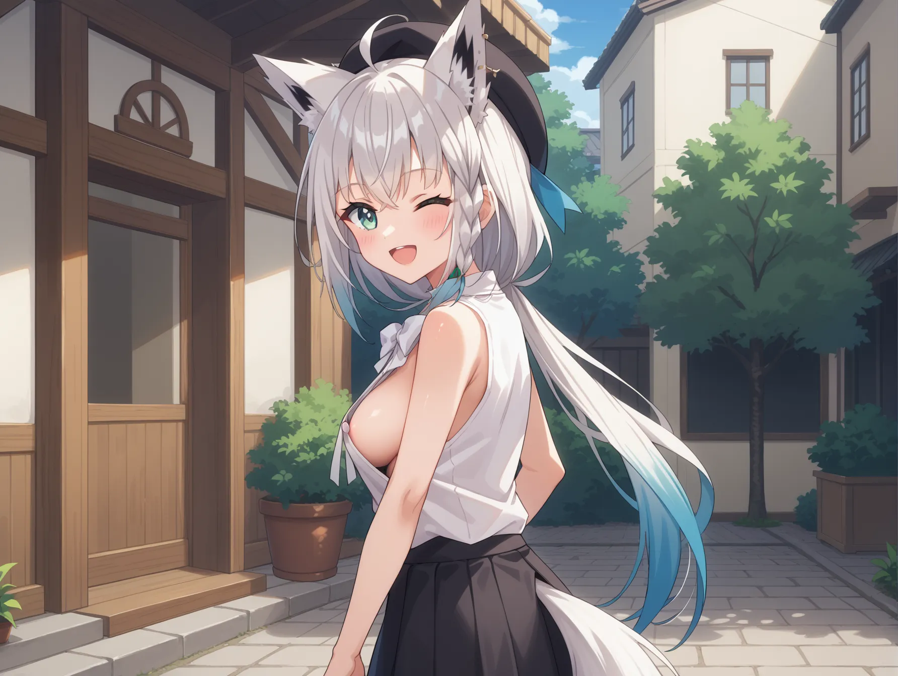セクシーで可愛い「白上フブキ」のエロ画像_part1の5枚目の画像です。