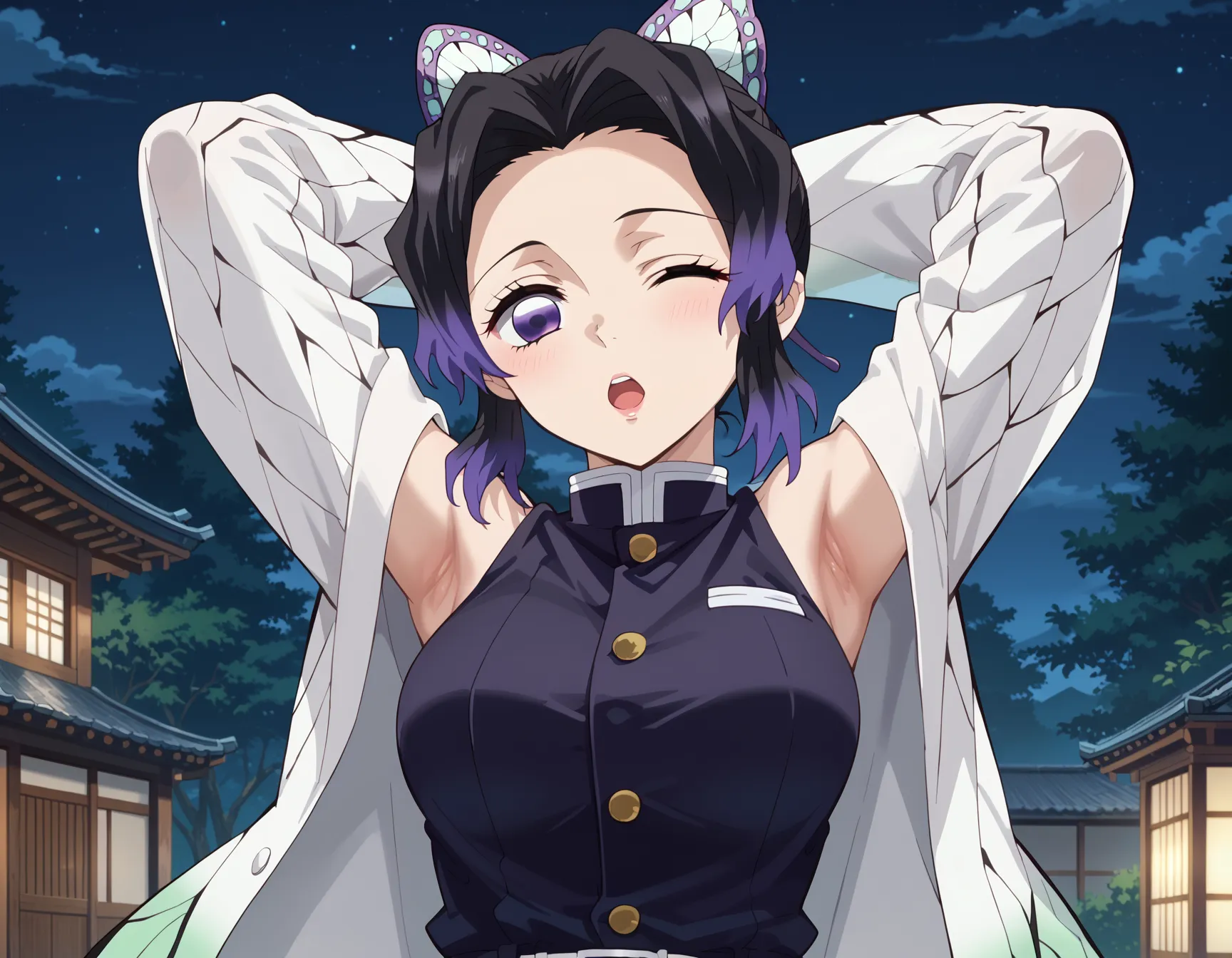 セクシーで可愛い「胡蝶しのぶ」のエロ画像_part17の3枚目の画像です。
