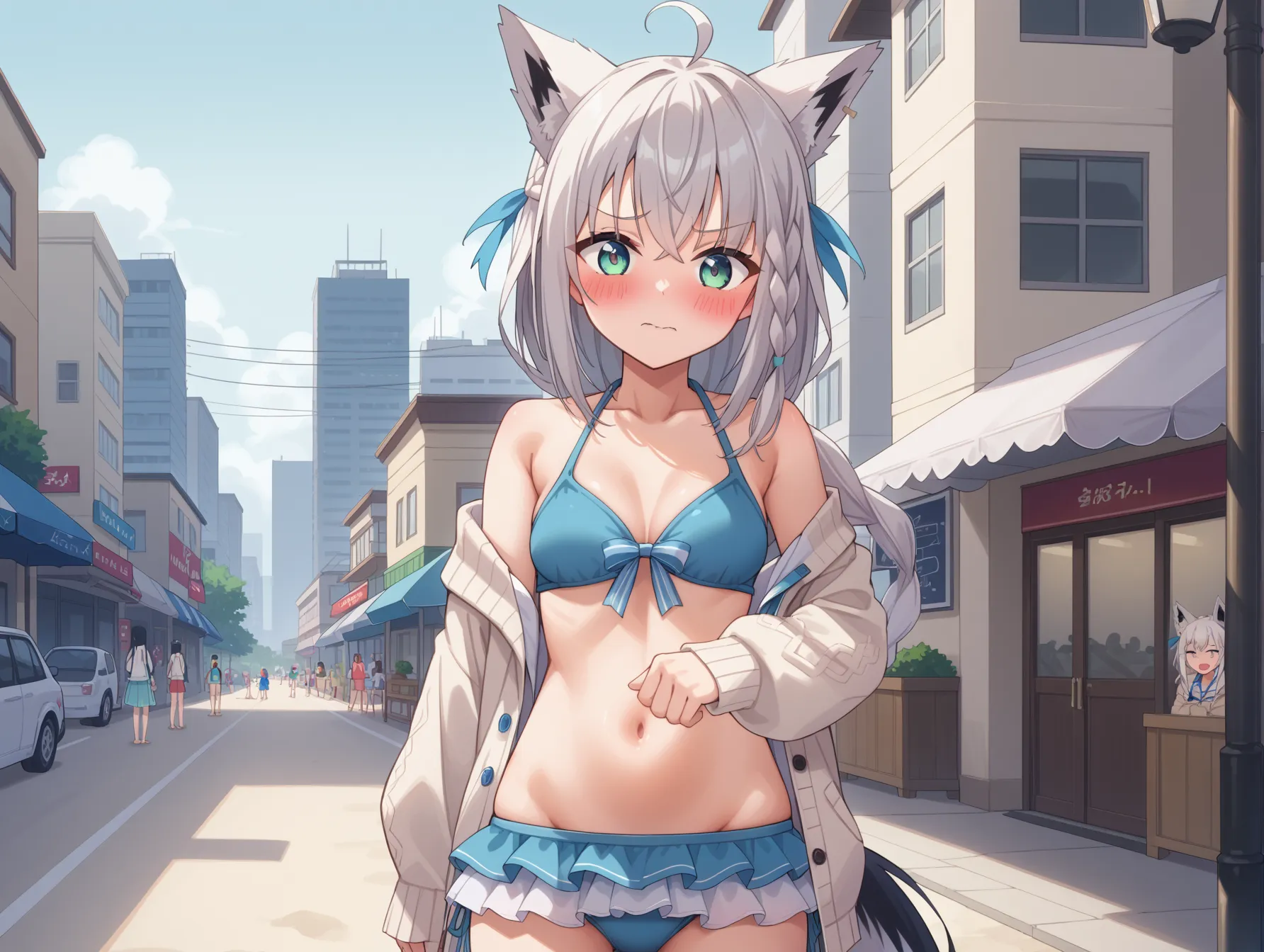 セクシーで可愛い「白上フブキ」のエロ画像_part10の13枚目の画像です。